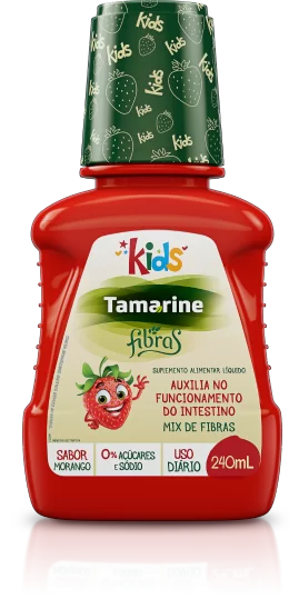 Embalagem Tamarine Fibras Kids de 240ml